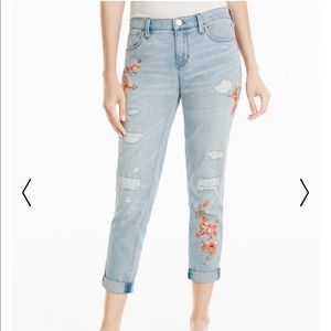 White House Black Market Jeans - White House Black Market Embroidered GRLFRND Jeans White House Black Market Jeans - White House Black Market Embroidered GRLFRND Jeans